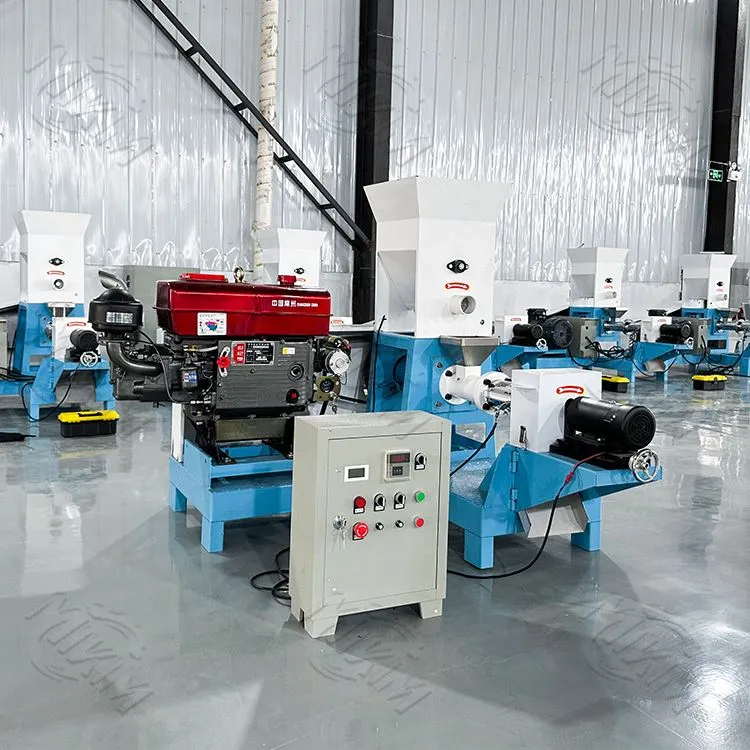 Macchina per l'estrusione di mangimi per animali domestici