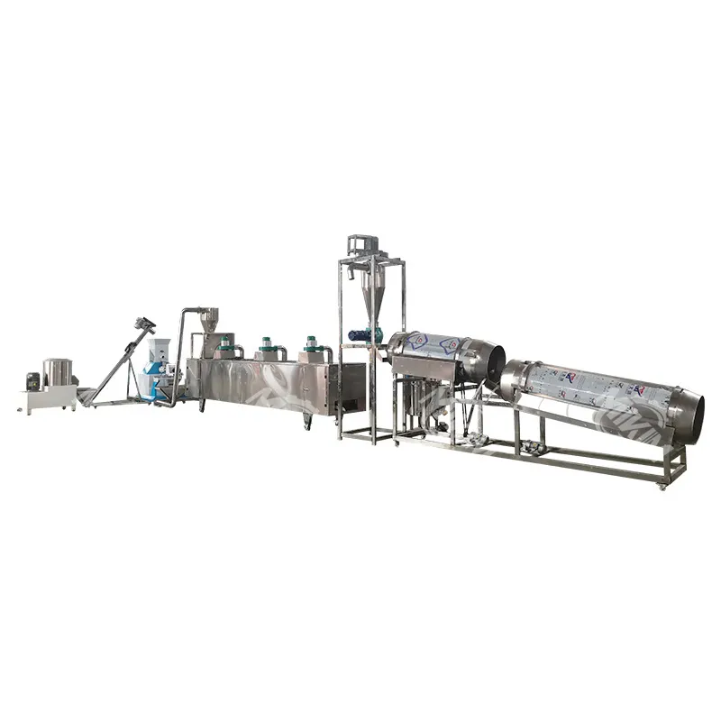 Linea di produzione per produrre cibo per pesci